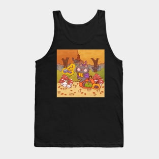 Cute Magician Cat Tank Top